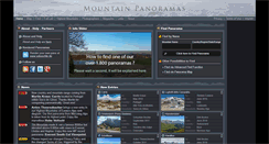 Desktop Screenshot of mountainpanoramas.com