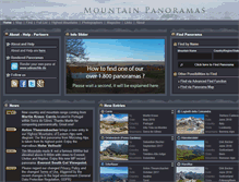 Tablet Screenshot of mountainpanoramas.com